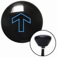 thumbnail image 1 of American Shifter  Blue Broad Arrow Up Black Retro Shift Knob with M16 x 1.5 Insert Shifter Auto Brody, 1 of 1