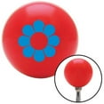 thumbnail image 1 of American Shifter 95739 Blue Hawaiian Flower No. 4 Red Shift Knob with M16 x 1.5 Insert Shifter Auto Manual Brody, 1 of 1