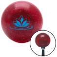 thumbnail image 1 of American Shifter 56906 Blue Hawaiian Flower No.6 Red Metal Flake Shift Knob with M16 x 1.5 Insert Shifter, 1 of 1