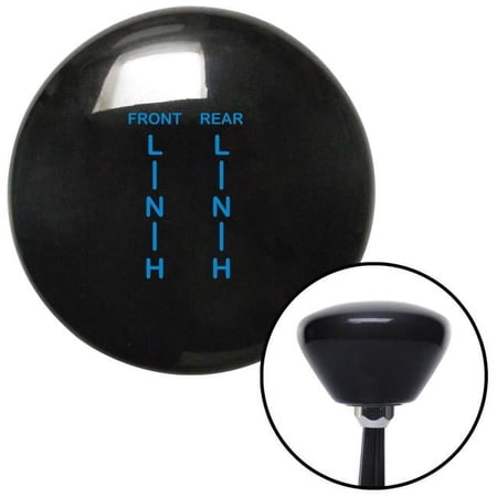 American Shifter Blue Shift Pattern 40n Black Retro Shift Knob with M16 x 1.5 Insert Shifter Auto Brody
