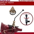 thumbnail image 1 of American Shifter  C4 Shifter Kit 12 in. Trim Kit Dipstick Black Dual Shift Tan Boot Ringed Knob for F6FB7, 1 of 1