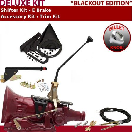 American Shifter C4 Shifter Kit Black 12 in. E Brake Cable Trim Kit for F0635