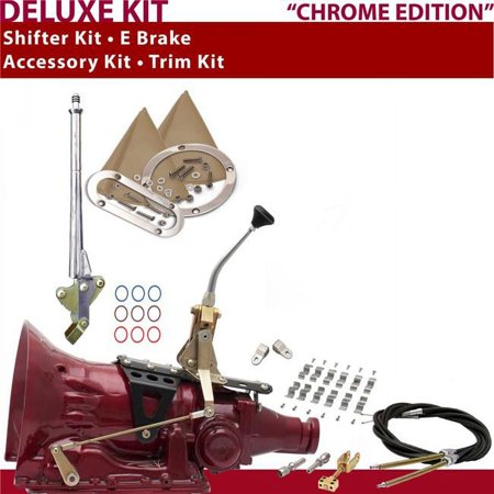 American Shifter C6 Shifter Kit 8 in. E Brake Cable Clamp Clevis Trim Kit for D5721