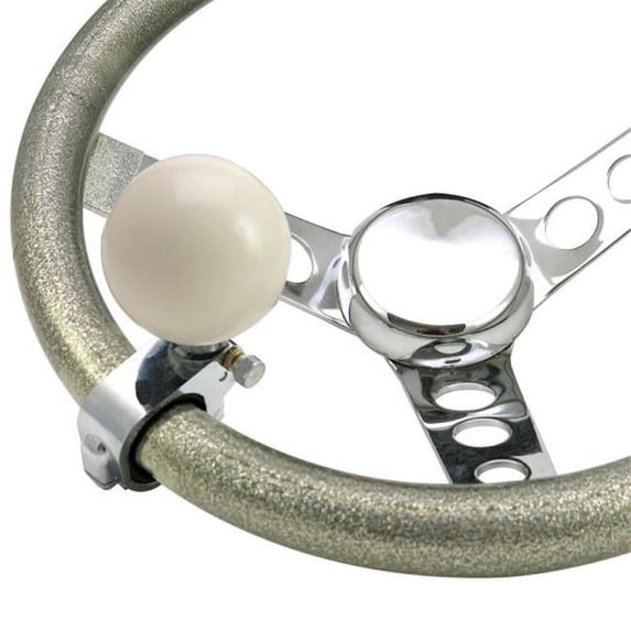 American Shifter Company ASCBA030CW White Billiard Cue Ball Adjustable Suicide Brody Knob Opaque