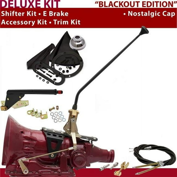 American Shifter FMX Shifter Kit Black 16 in. E Brake Cable Trim Kit for DAACC