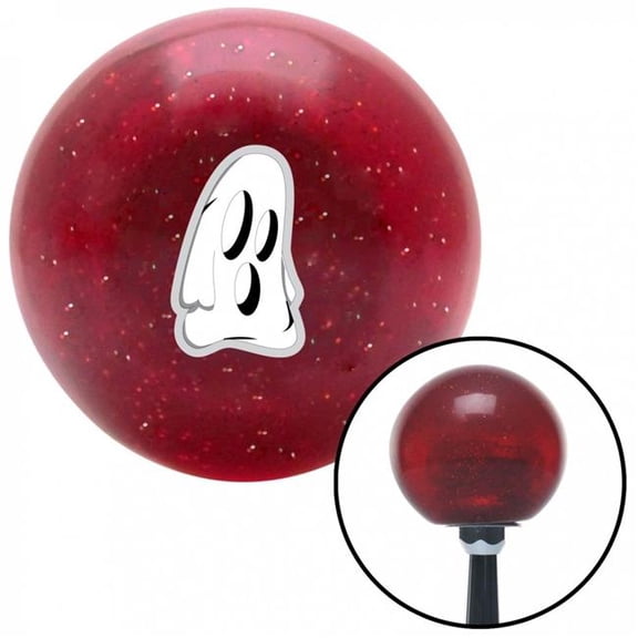 American Shifter 60093 Ghost Red Metal Flake Shift Knob with M16 x 1.5 Insert Shifter Auto Manual Custom