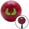 thumbnail image 1 of American Shifter  Green 2 Branches Pointing Up Red Metal Flake Shift Knob with M16 x 1.5 Insert Auto Brody, 1 of 1