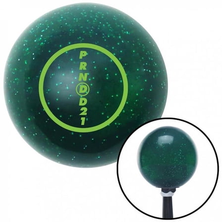 American Shifter 60399 Green 3 Speed Overdrive Green Metal Flake Shift Knob with M16 x 1.5 Insert Shifter