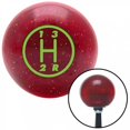 thumbnail image 1 of American Shifter 46438 Green 3 Speed Red Metal Flake Shift Knob with M16 x 1.5 Insert Shifter Auto Manual, 1 of 1