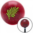 thumbnail image 1 of American Shifter 57058 Green Hawaiian Leaf No.3 Red Metal Flake Shift Knob with M16 x 1.5 Insert Shifter, 1 of 1