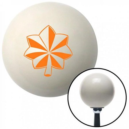 American Shifter 40644 Orange Commander Ivory Shift Knob with M16 x 1.5 Insert Shifter Auto Manual Custom Brody
