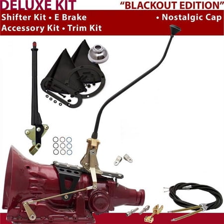 American Shifter PG Shifter Kit Black 23 in. Swan E Brake Cable Clevis Trim Kit for DF218