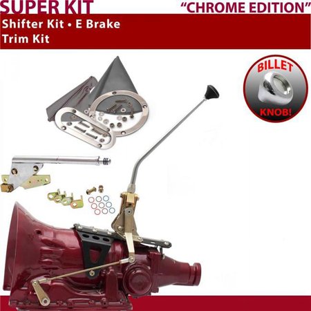 American Shifter PG Shifter Kit Chrome 12 in. E Brake Trim Kit for F1A8C