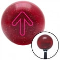 thumbnail image 1 of American Shifter 47734 Pink Bubble Directional Arrow Up Red Metal Flake Shift Knob with M16 x 1.5 Insert, 1 of 1