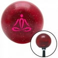 thumbnail image 1 of American Shifter 54416 Pink Meditation Symbol Red Metal Flake Shift Knob with M16 x 1.5 Insert Shifter, 1 of 1