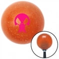 thumbnail image 1 of American Shifter 40166 Pink Skull Gas Mask Orange Metal Flake Shift Knob with M16 x 1.5 Insert Shifter, 1 of 1