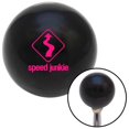 thumbnail image 1 of American Shifter  Pink Speed Junkie Black Shift Knob with M16 x 1.5 Insert Shifter Auto Manual Custom Brody, 1 of 1