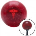 thumbnail image 1 of American Shifter 54819 Red Caduceus Symbol Red Metal Flake Shift Knob with M16 x 1.5 Insert Shifter Auto, 1 of 1