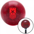 thumbnail image 1 of American Shifter 57847 Red Master Chief Petty Officer of the Navy Red Metal Flake Shift Knob - M16 x 1.5 Insert, 1 of 1