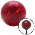 thumbnail image 1 of American Shifter 55526 Red Rocketship Flying Red Metal Flake Shift Knob with M16 x 1.5 Insert Shifter Auto, 1 of 1