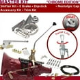 thumbnail image 1 of American Shifter  TH350 Shifter Kit Chrome 12 in. E Brake Cable Clamp Clevis Trim Kit Dipstick for F1533, 1 of 1