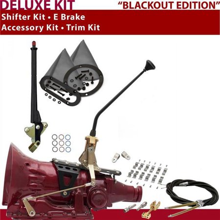 American Shifter TH400 Shifter Kit 12 in. E Brake Cable Clamp Clevis Trim Kit for CDB85
