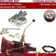 thumbnail image 1 of American Shifter  TH400 Shifter Kit Chrome 10 in. E Brake Cable Trim Kit for EF6B4, 1 of 1