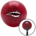 thumbnail image 1 of American Shifter 60059 Warhawk Flying Tiger Shark Teeth Red Metal Flake Shift Knob with M16 x 1.5 Insert, 1 of 1