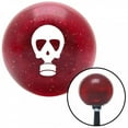 thumbnail image 1 of American Shifter 55191 White Gas Mask Skull Red Metal Flake Shift Knob with M16 x 1.5 Insert Shifter Auto, 1 of 1