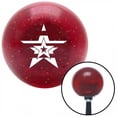 thumbnail image 1 of American Shifter 58629 White Stars with Stripes Red Metal Flake Shift Knob with M16 x 1.5 Insert Shifter, 1 of 1