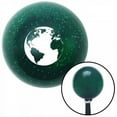 thumbnail image 1 of American Shifter  White World Green Metal Flake Shift Knob with M16 x 1.5 Insert Shifter Auto Manual, 1 of 1