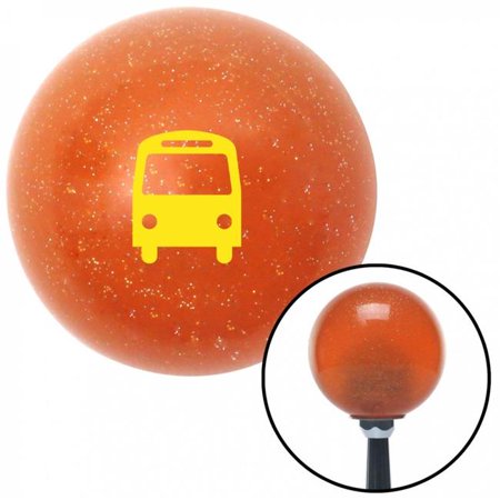American Shifter 43169 Yellow Bus Orange Metal Flake Shift Knob with M16 x 1.5 Insert Shifter Auto Manual