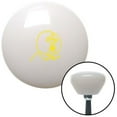 thumbnail image 1 of American Shifter 279870 Yellow Yuno White Retro Shift Knob with M16 x 1.5 Insert Shifter Auto Manual Custom Brody, 1 of 1
