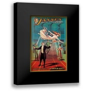 American Show Printing 11x14 Black Modern Framed Museum Art Print Titled - Magicians: Jansens Favorite Surprise: The American Beauty