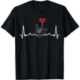 thumbnail image 1 of American Sign Language ASL Love Heartbeat T-Shirt, 1 of 4