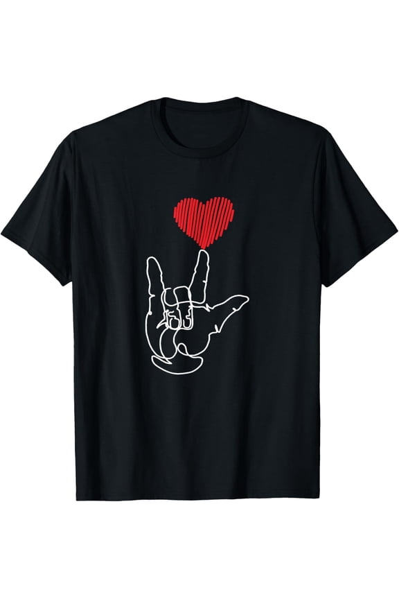 American Sign Language ASL Love T-Shirt