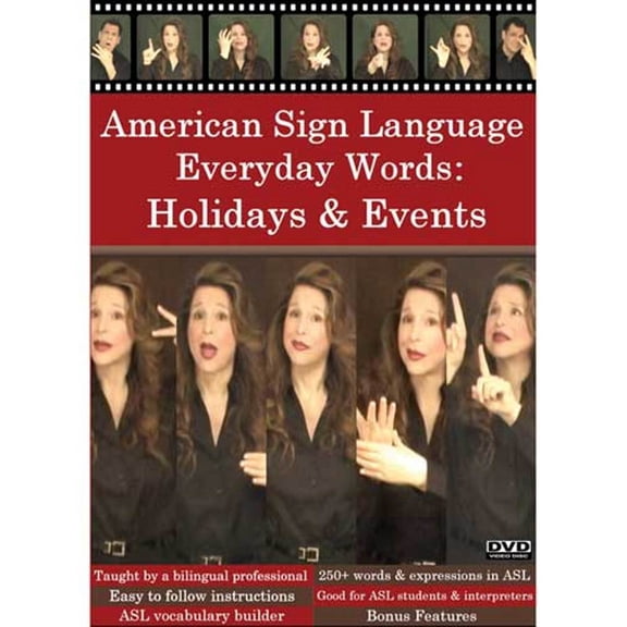 American Sign Language Everyday Words: Activities & Events