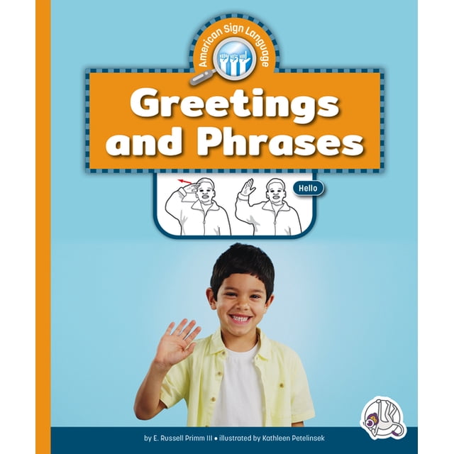 American Sign Language Greetings and Phrases, (Hardcover) - Walmart ...