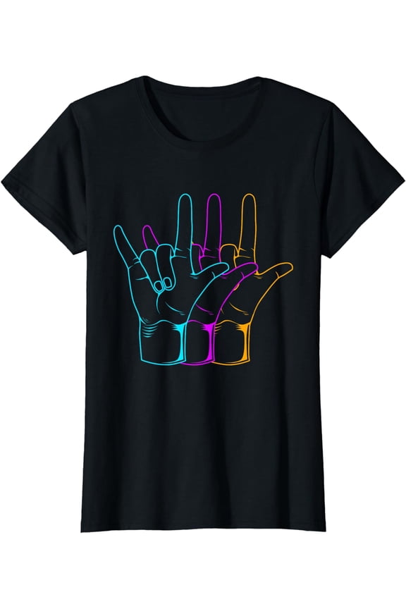 American Sign Language I Love You ASL T-Shirt