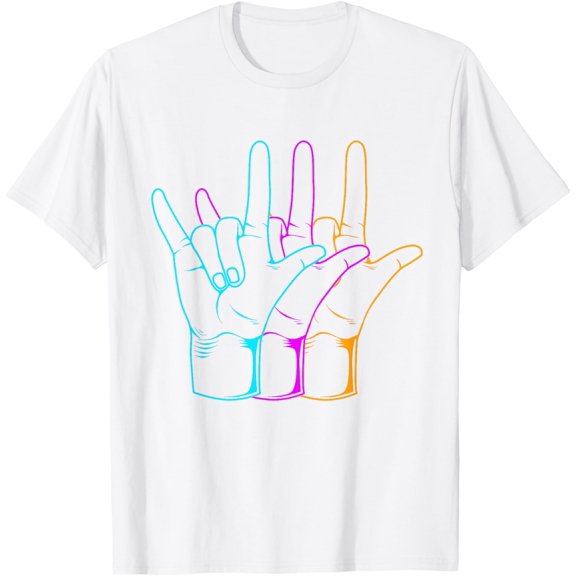 American Sign Language I Love You ASL T-Shirt