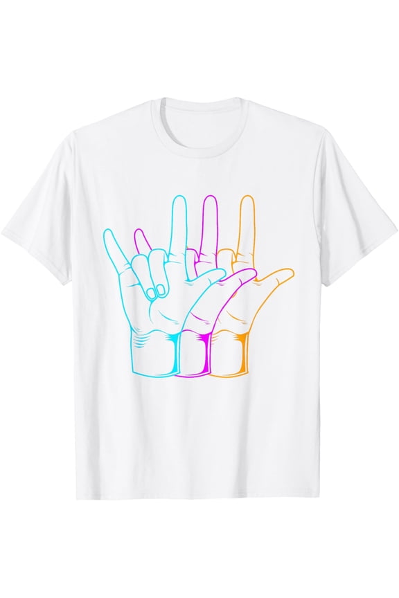 American Sign Language I Love You ASL T-Shirt