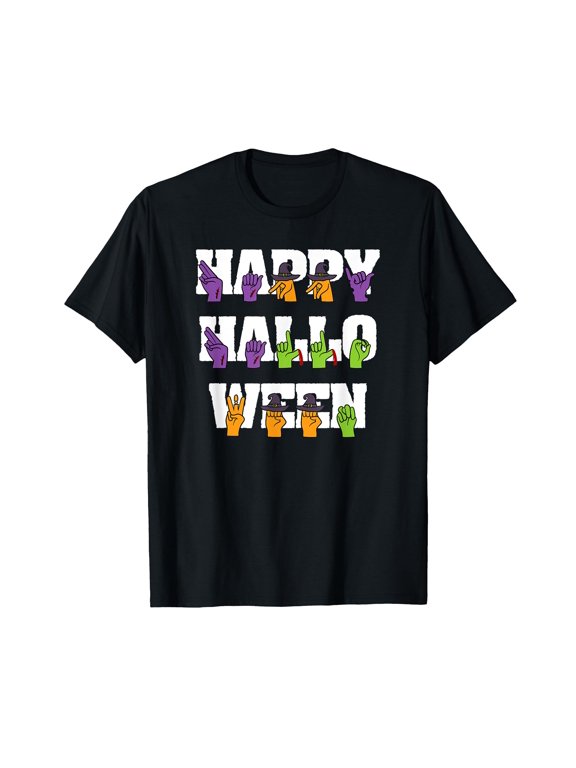 American Sign Language Pride Asl Halloween T-Shirt