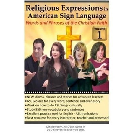 American Sign Language Religious Expressions - Volume 1