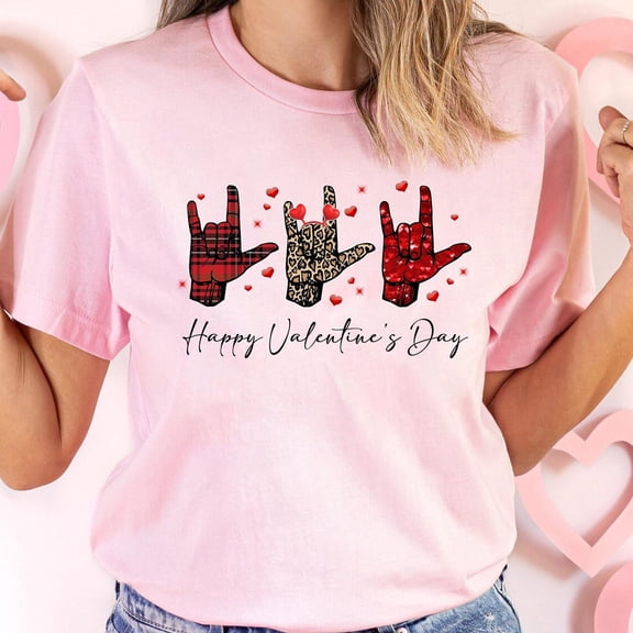 American Sign Language Valentines Day Shirt, Sign Language Shirt, Sign Language ASL Shirt, ASL Gift, Sign Language Teacher Valentines Gift Sweatshirt All Size S-5XL