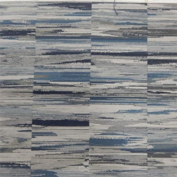 American Silk 21137 54 in. Palladium Plain & Texture Design Silk Fabric Cloth, Indigo