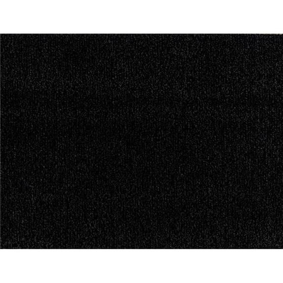 American Silk 23574 Tisbury Handmade Silk Fabric Cloth, Noir