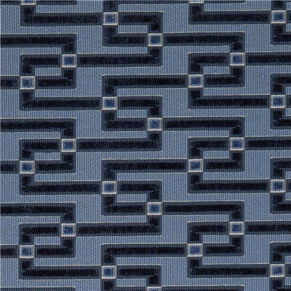 American Silk 25291 6.89 in. Broadway Handmade Silk Fabric Cloth, Aegean