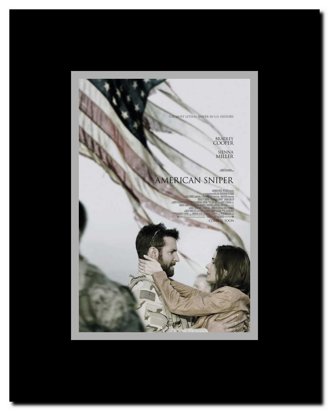 American Sniper Framed Movie Poster