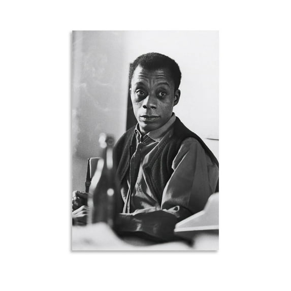 American Socialists James Baldwin Retro Poster Home Decor Poster Wall Art Hanging Picture Print Bedroom Decorative Painting Posters Room Aesthetic 24x36inch(60x90cm)