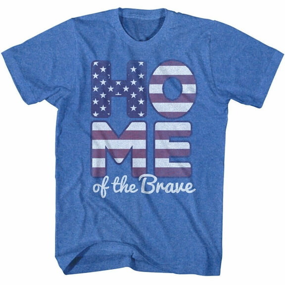 American Society Home of the Brave Men's T Shirt